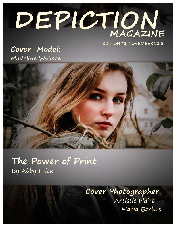 Depiction Magazine Issue Cover 3 Open Themed